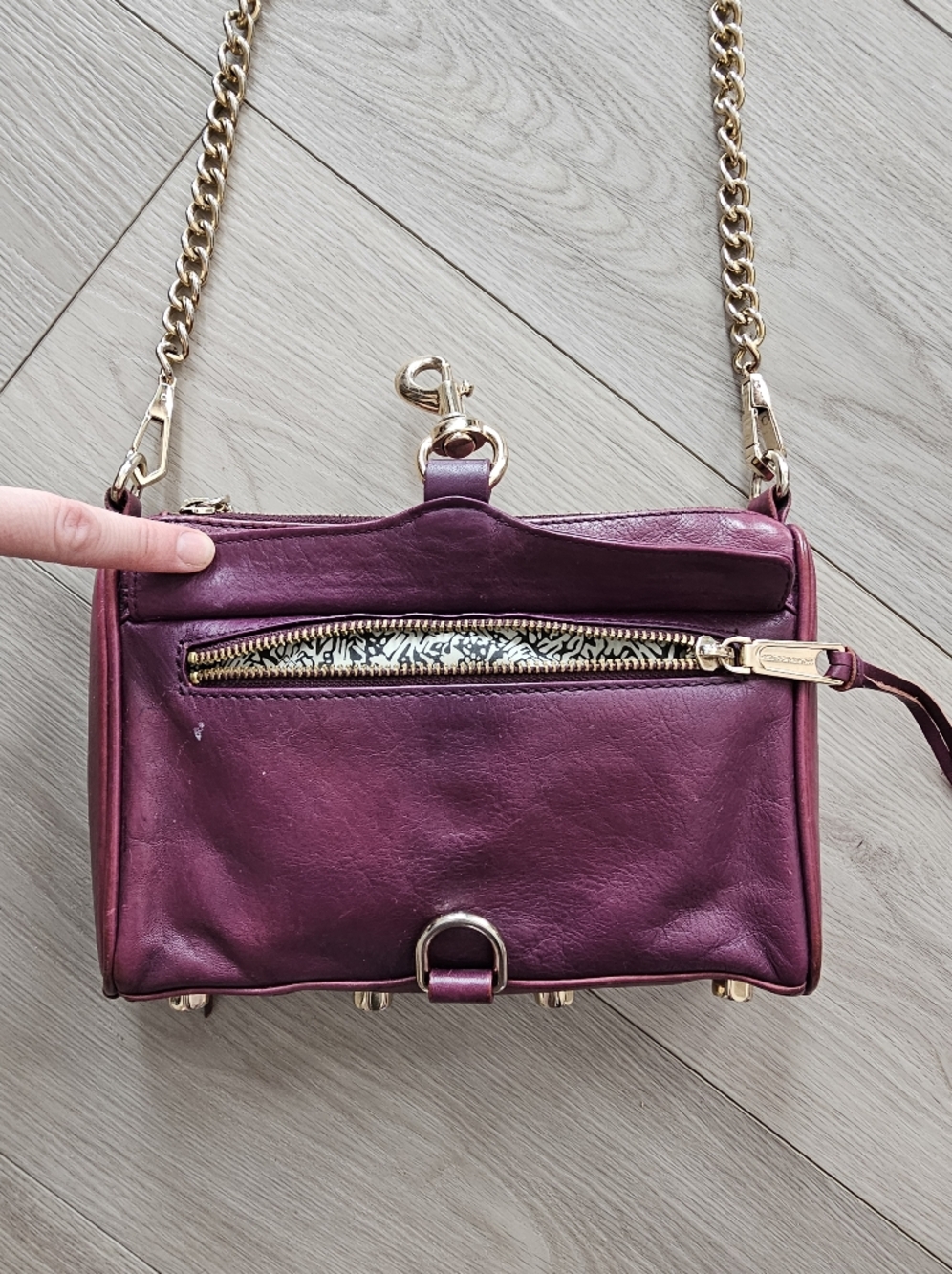 Rebecca Minkoff Mini MAC Crossbody Leather Bag - Picture 5 of 16